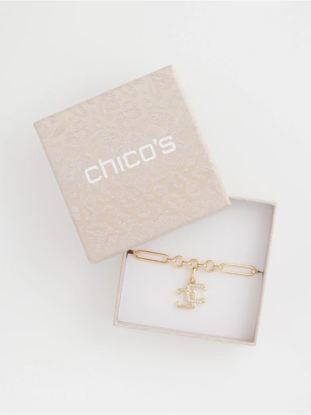 Chico’s Logo Charm Bracelet